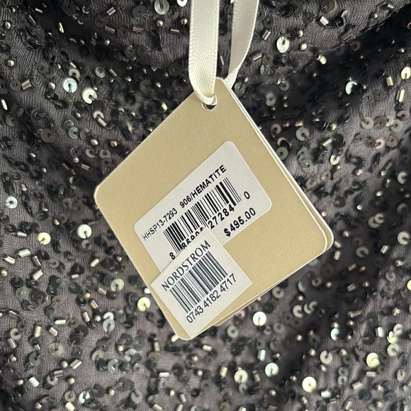 Haute Hippie Gray Sequin/Beaded Skirt (new with tags) - Picture 3 of 6